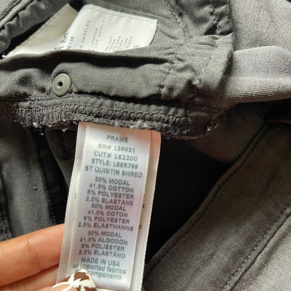 Frame Le Skinny de Jeanne Jeans 27 Greys Inn - Picture 4 of 4